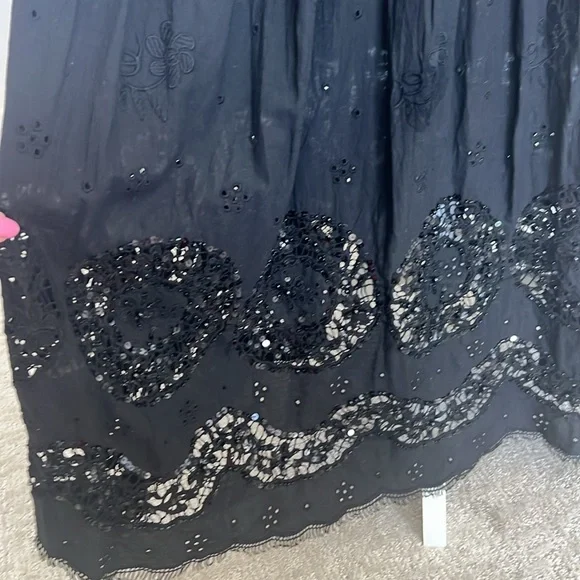 Spectacular Black Antica Sartoria off the shoulder dress - Picture 6 of 11